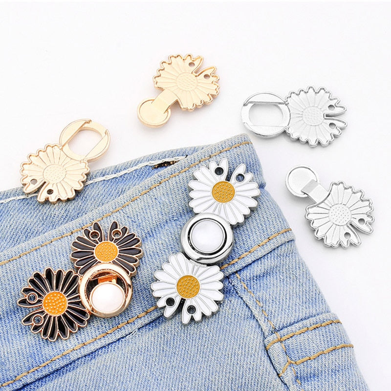 Transform Your Jeans: Reusable Metal Buttons for a Perfect Fit and Waist Reduction