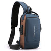Secure and Stylish: Multifunction Anti-theft Shoulder Bag with USB Charging