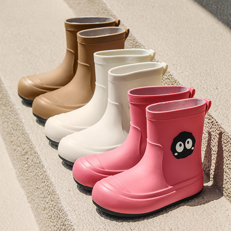 Cute Korean Cartoon Rain Boots Women's Non-slip