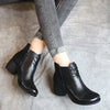 Retro Elegant Comfortable Chunky Boots | Gift Shoes