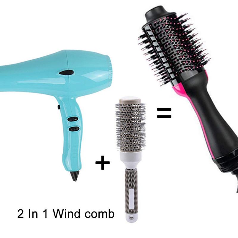 ManKami Salon One Step Hair Styling Brush with Negative Ion Generator